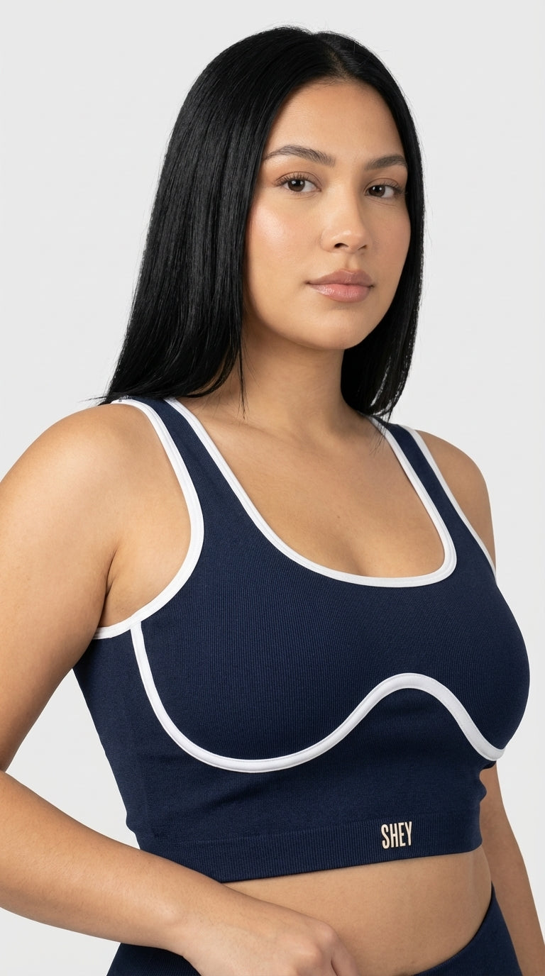 SHE Atelier Contour Bra – Midnight Navy