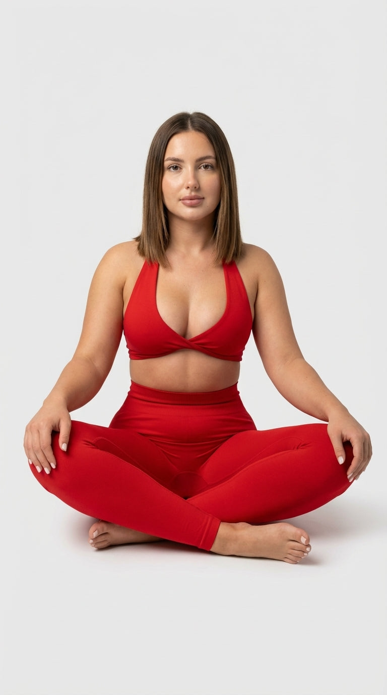 Sculpt Lift Leggings - Heat Red