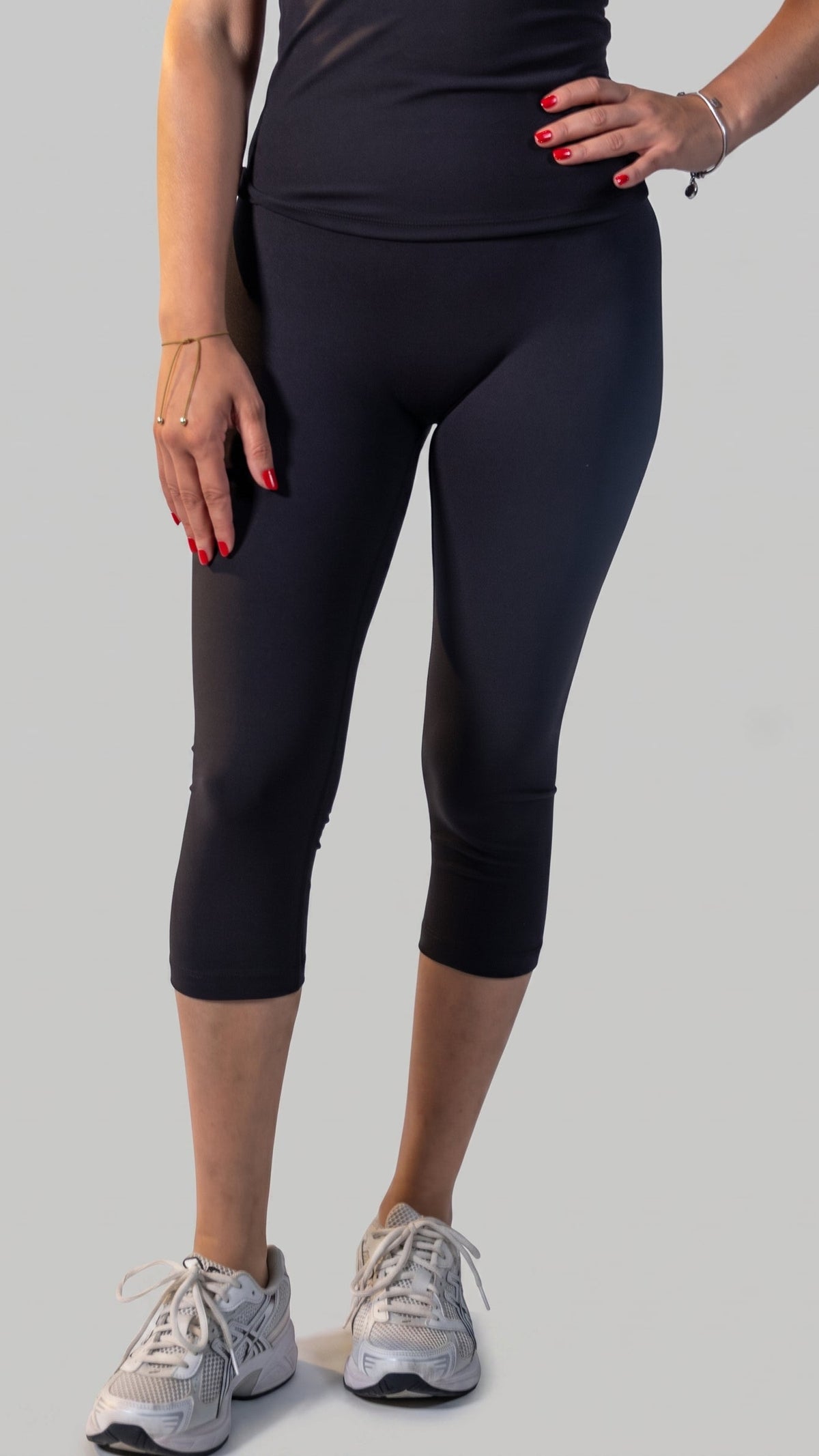 Siyah Capri Tayt