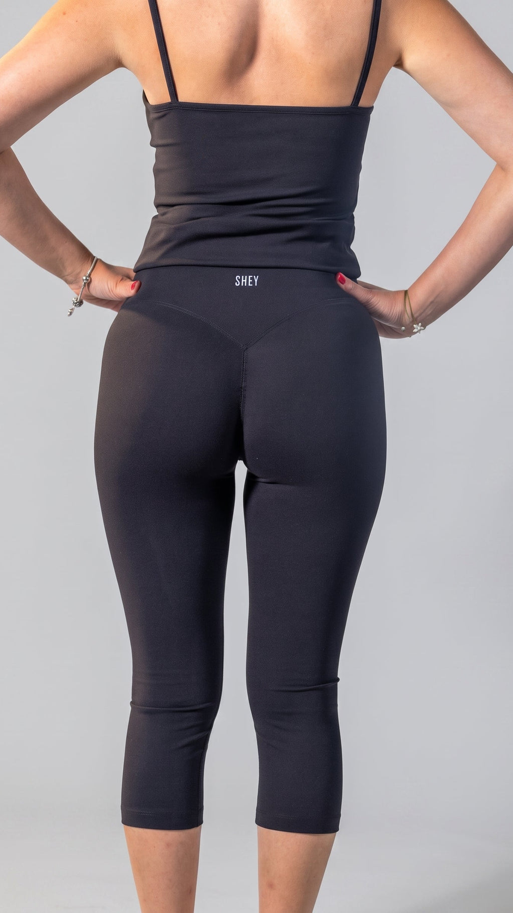 Siyah Capri Tayt