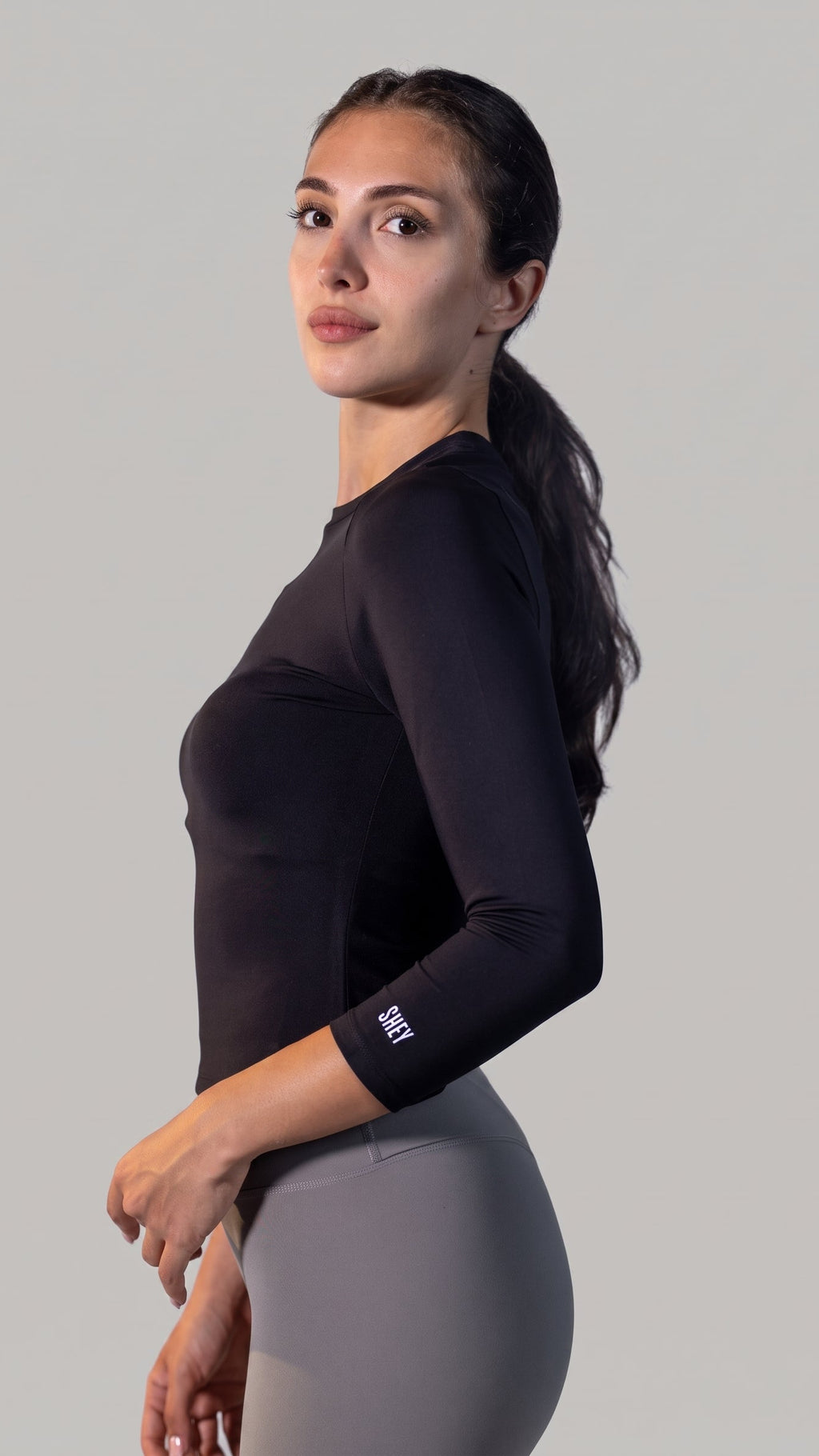 Siyah Yarım Kol T-Shirt