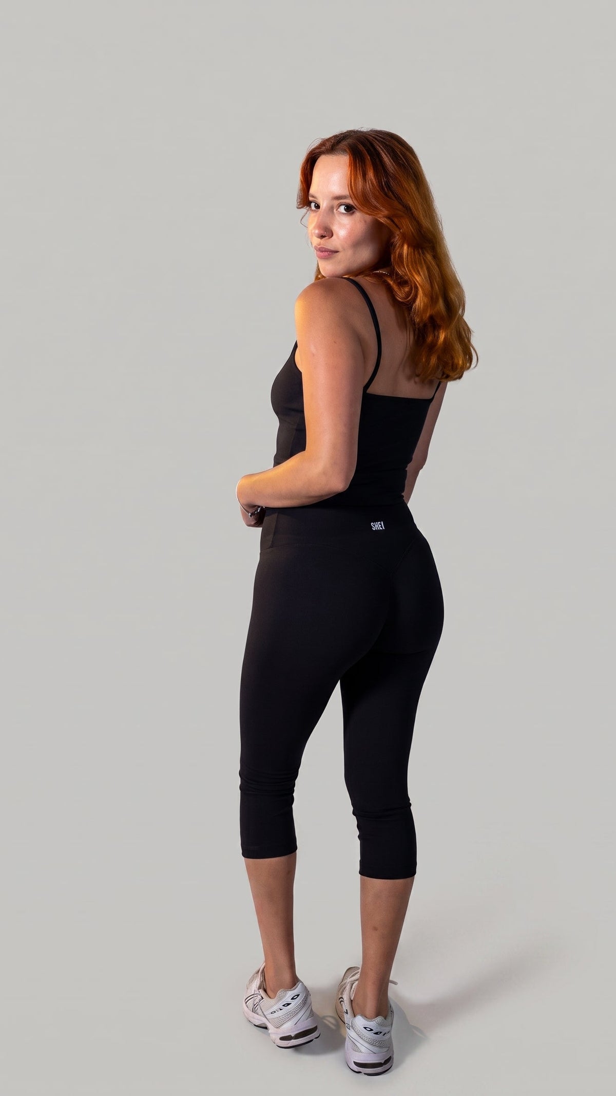 Siyah Capri Tayt