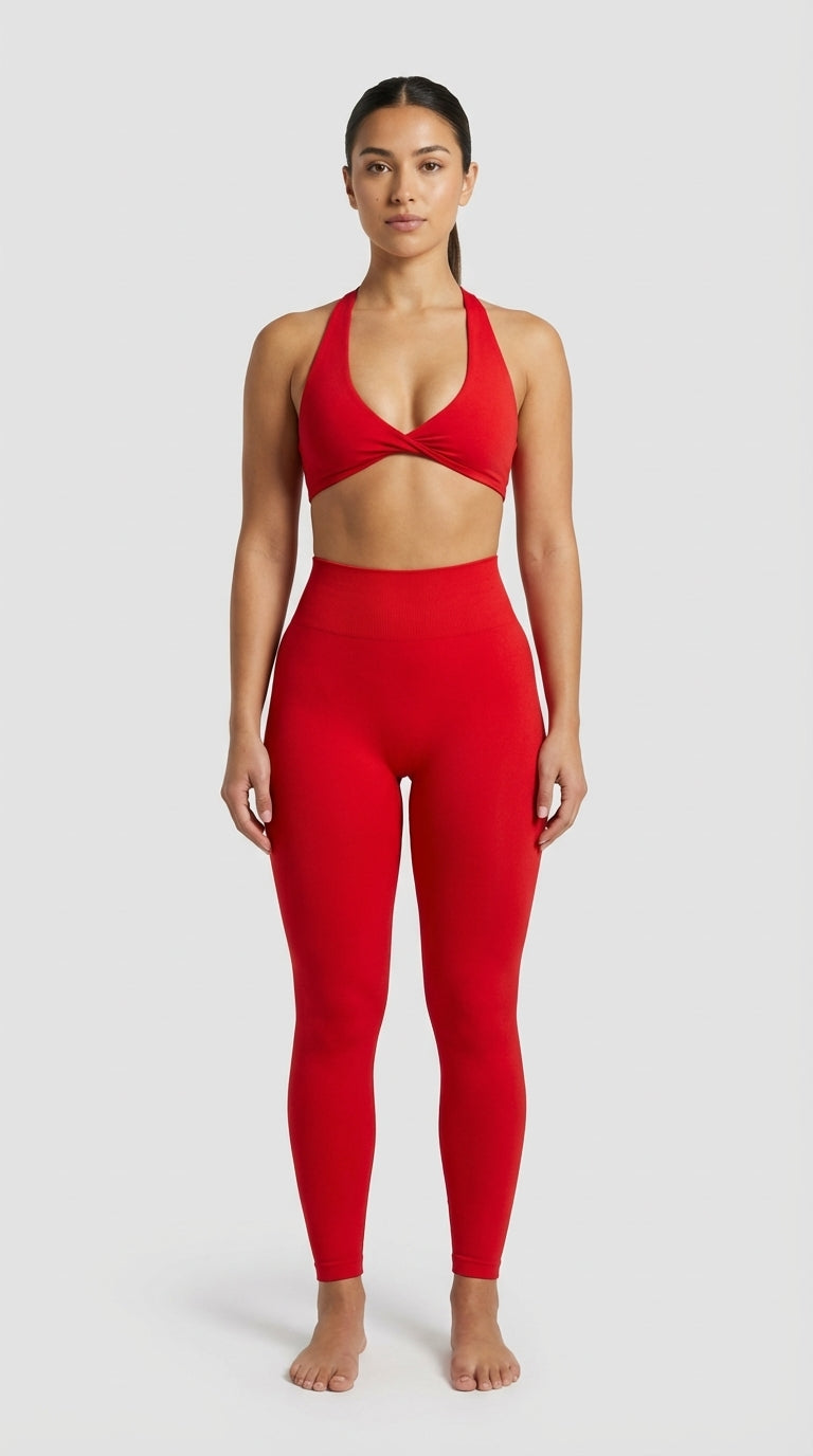 Sculpt Lift Leggings - Heat Red