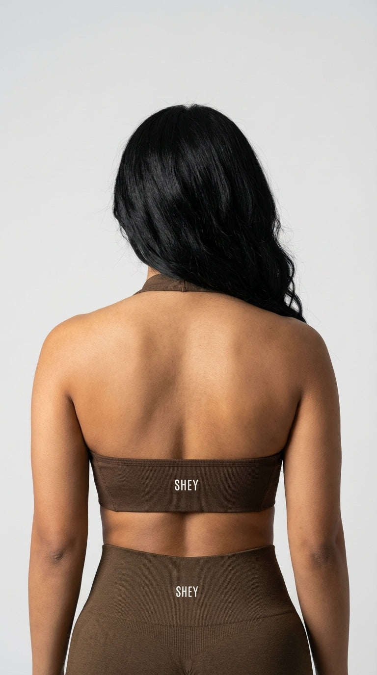 Sculpt Twist Bra – Cocoa Brown